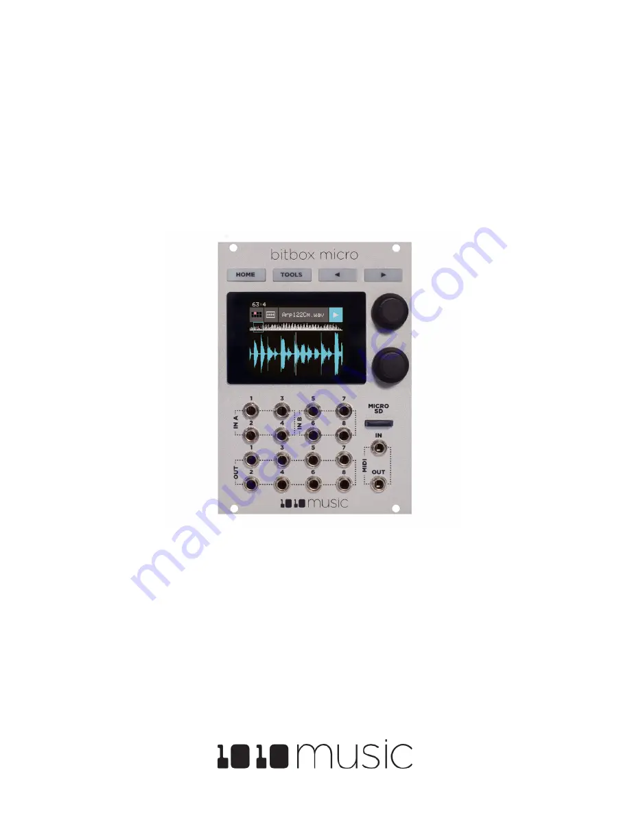 1010music Bitbox Micro 1.0.7 User Manual Download Page 1