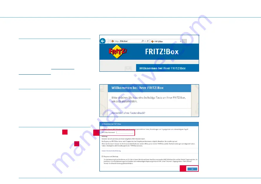 1&1 FRITZ!Box 7490 Quick Start Manual Download Page 14