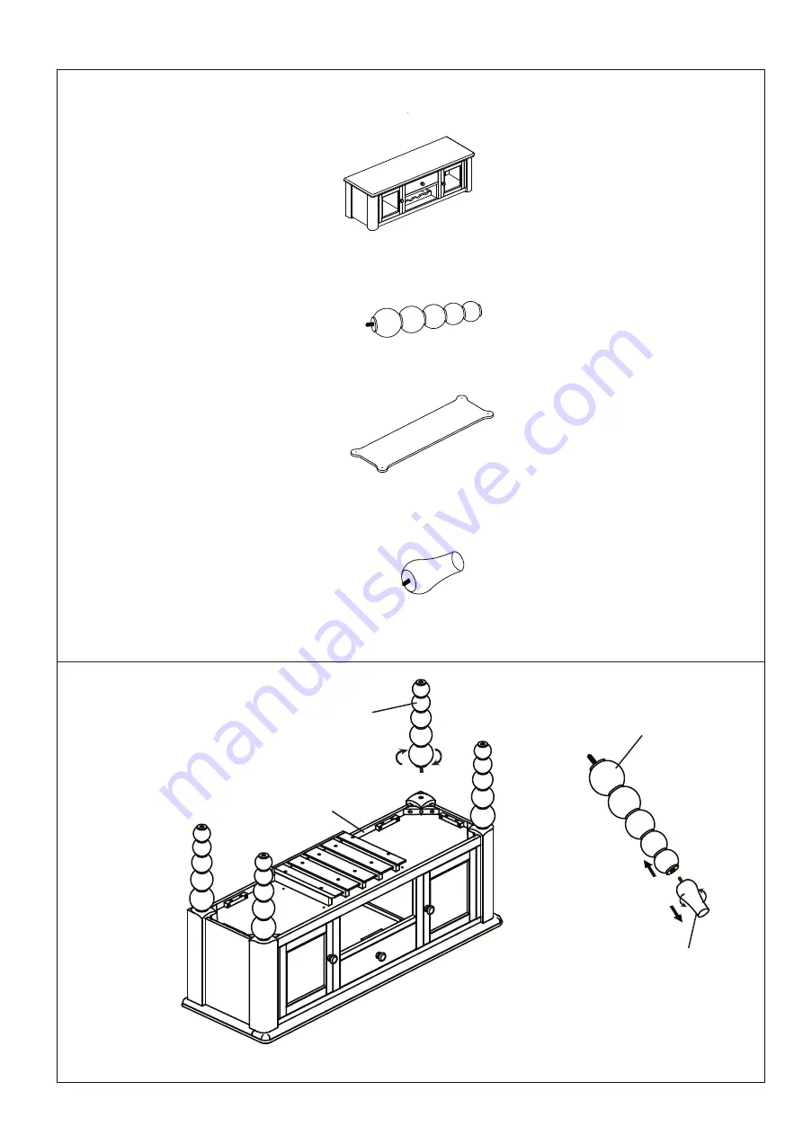 2K FURNITURE DESIGN C6501 Скачать руководство пользователя страница 2