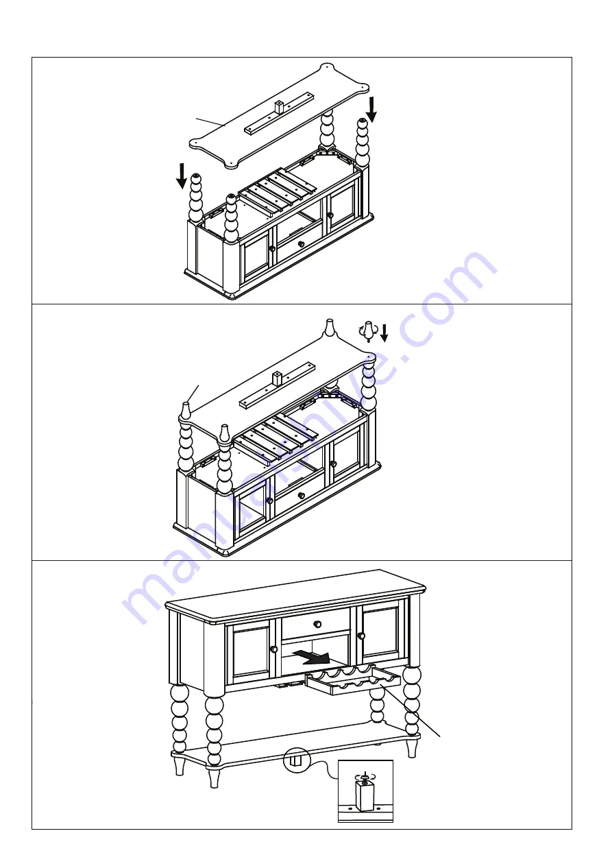 2K FURNITURE DESIGN C6501 Скачать руководство пользователя страница 3