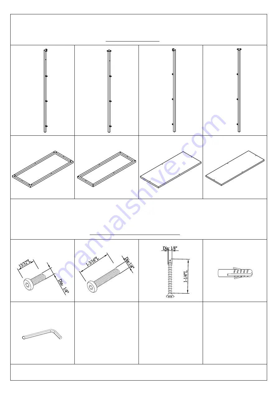 2K Furniture Designs BK1640 Assembly Instructions Download Page 2