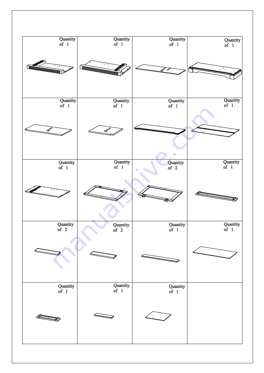 2K Furniture Designs C1206 Assembly Instructions Manual Download Page 3