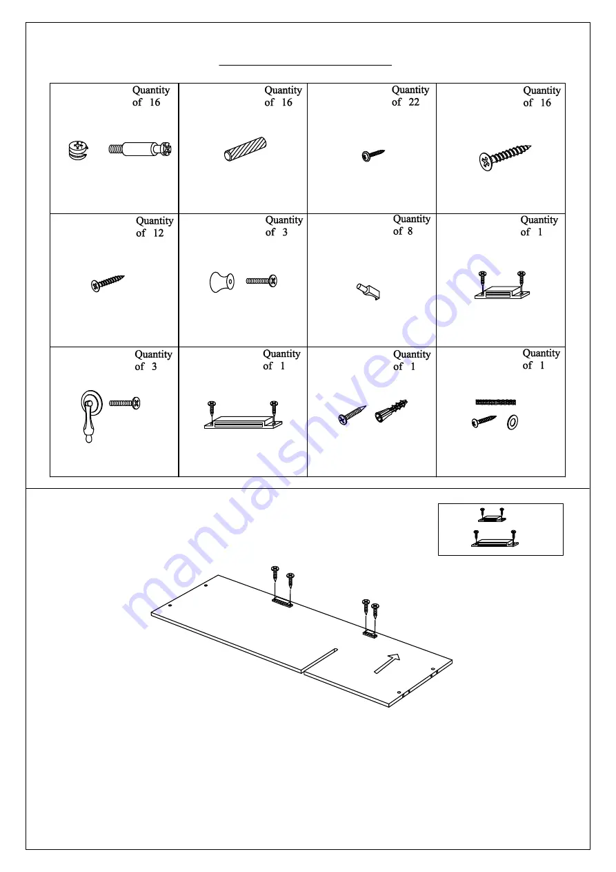 2K Furniture Designs C1206 Assembly Instructions Manual Download Page 4