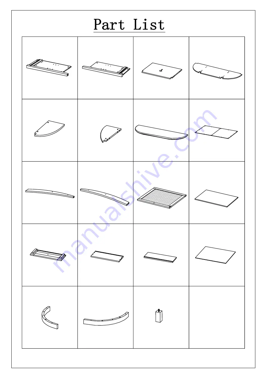 2K Furniture Designs C1293 Assembly Instructions Manual Download Page 3