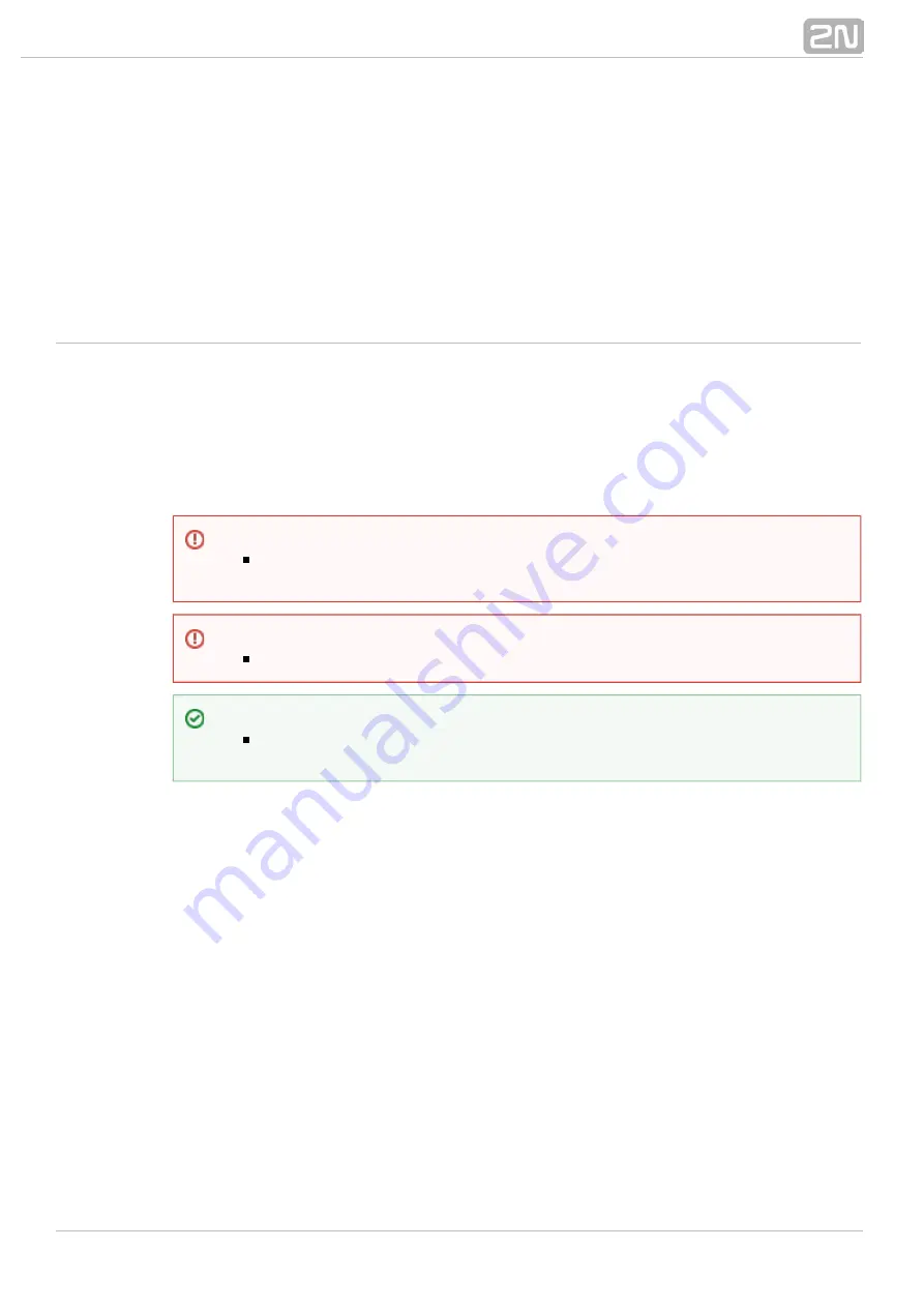 2N Access Unit Installation Manual Download Page 110