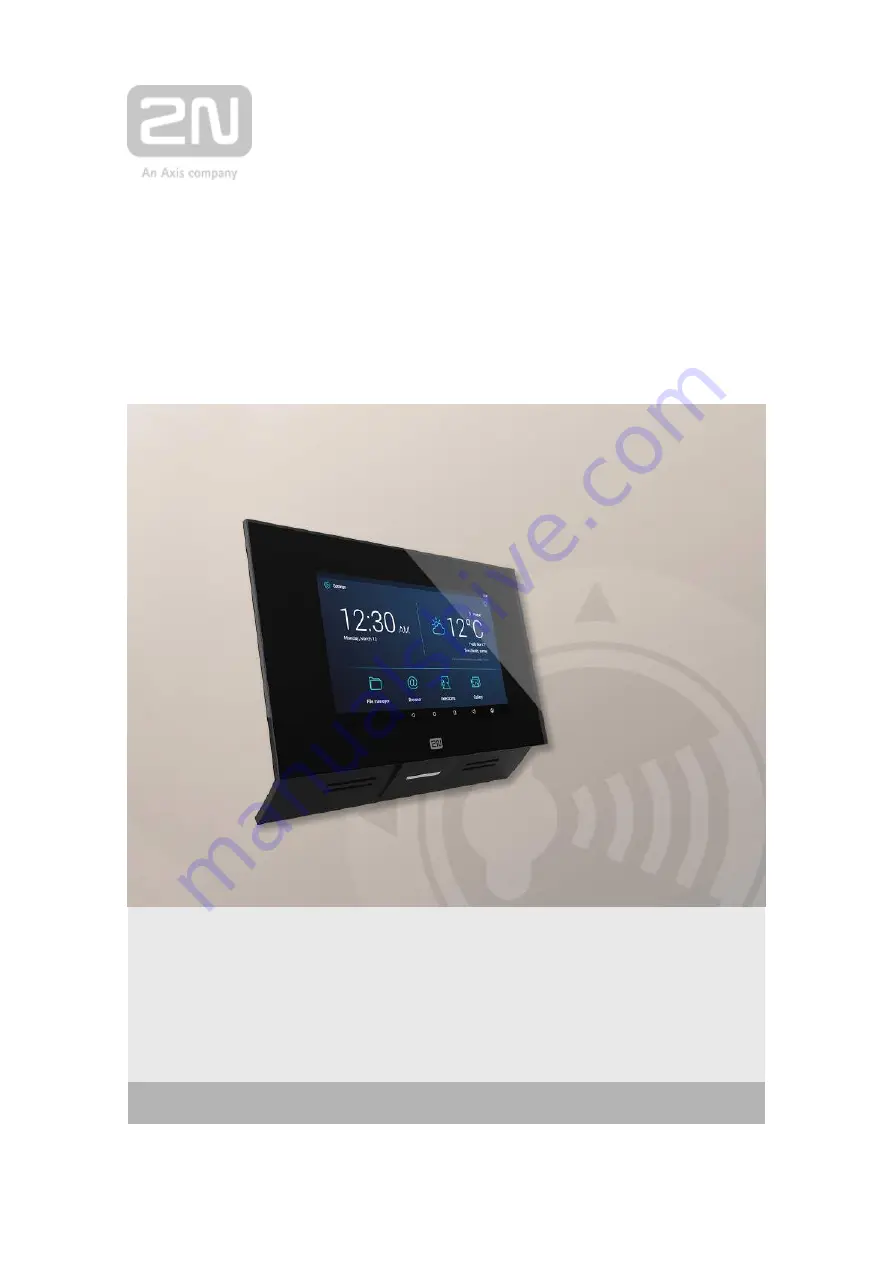 2N Indoor Touch 2.0 User Manual Download Page 1