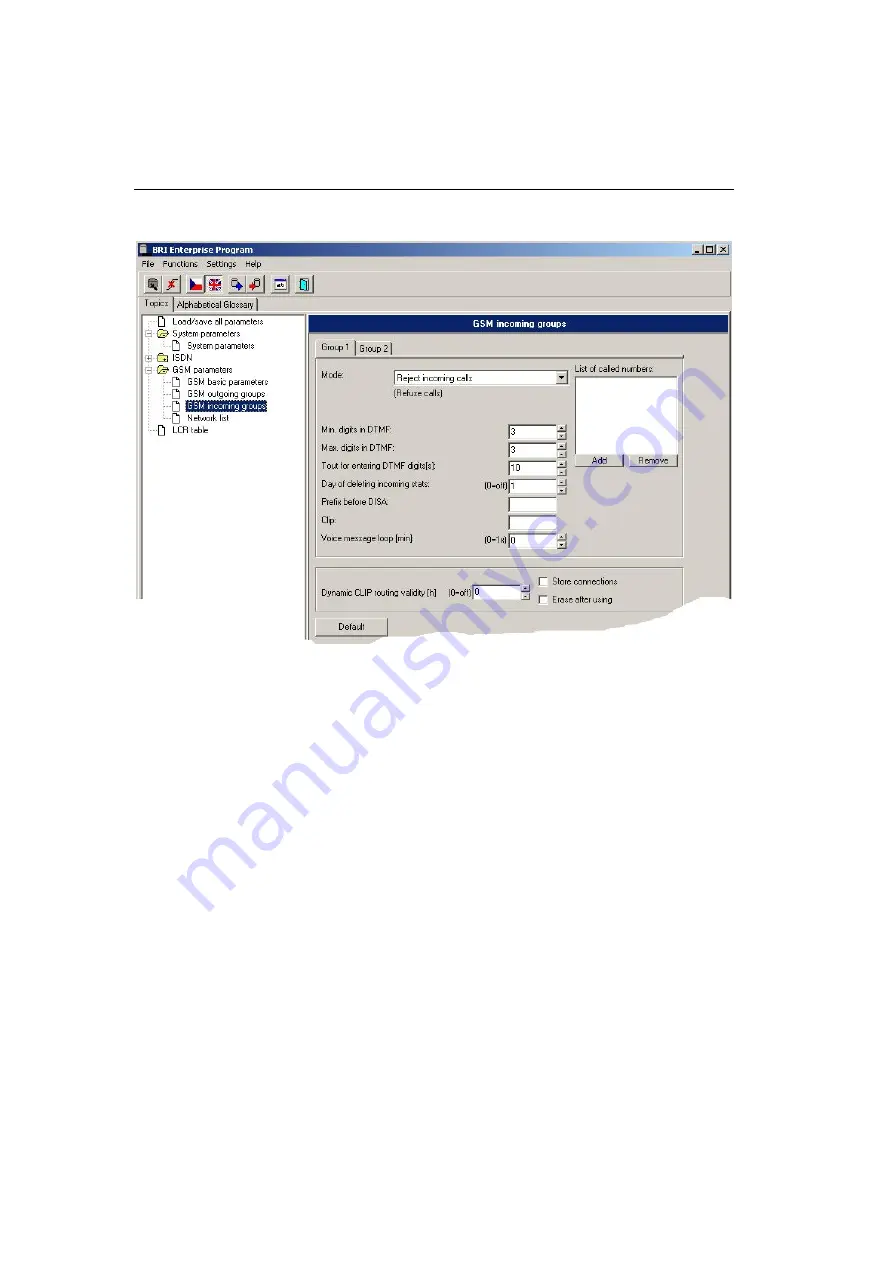 2N ISDN BRI GSM User Manual Download Page 82