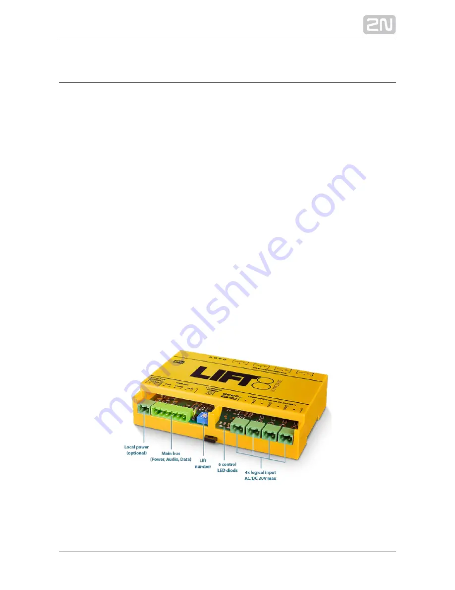 2N Lift8 User Manual Download Page 118