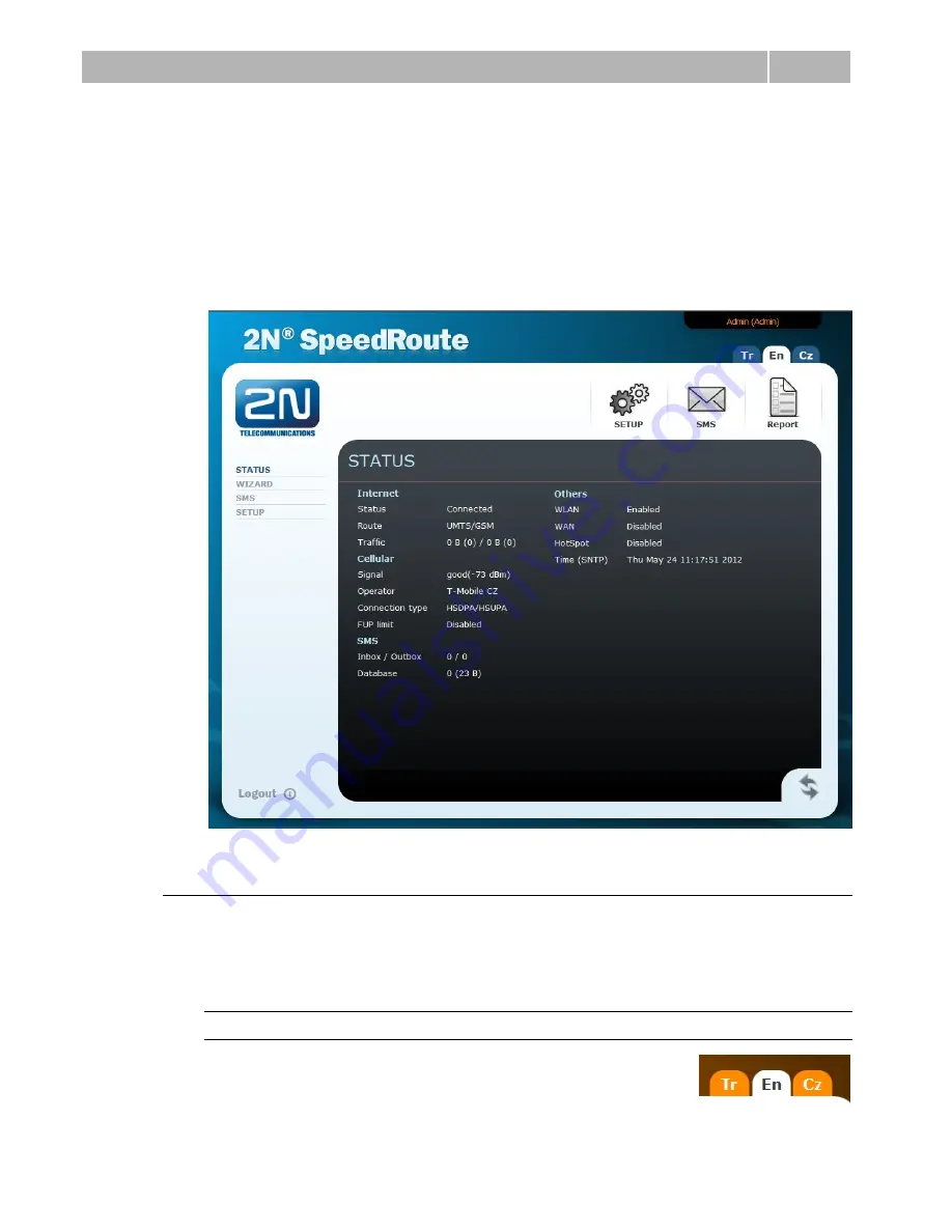 2N SpeedRoute User Manual Download Page 20