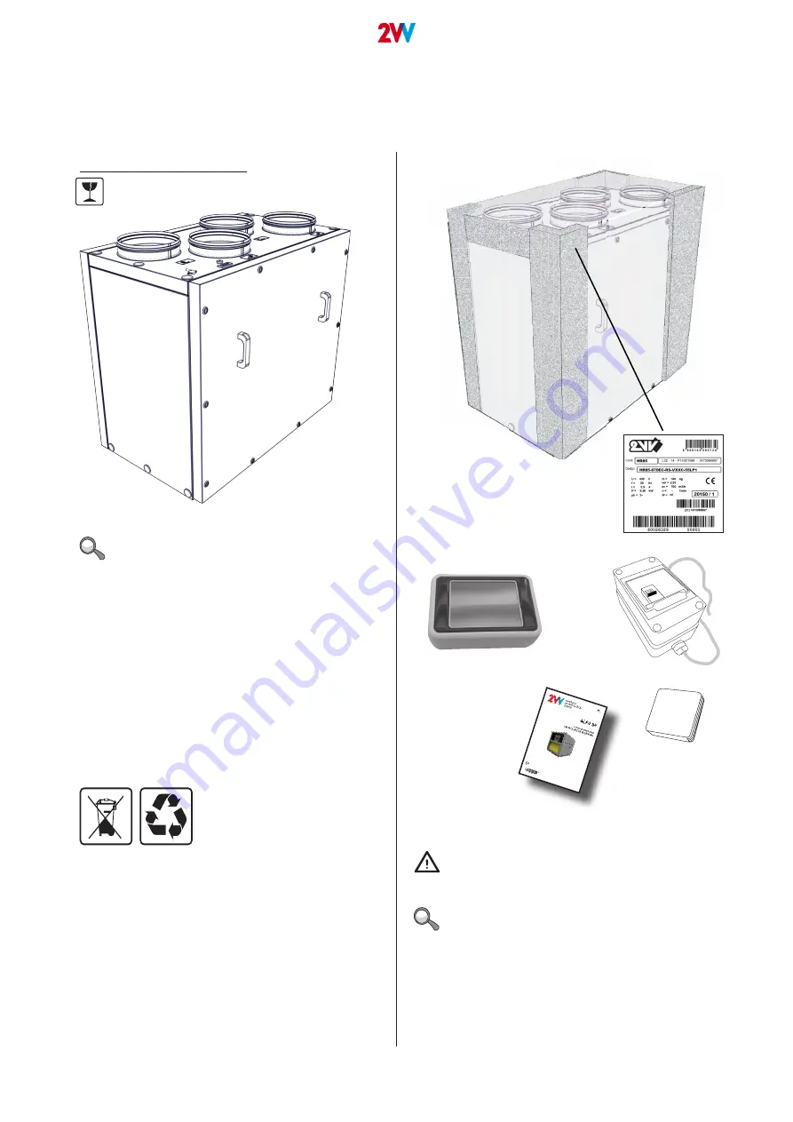 2VV ALFA 85 Installation And Operation Manual Download Page 4