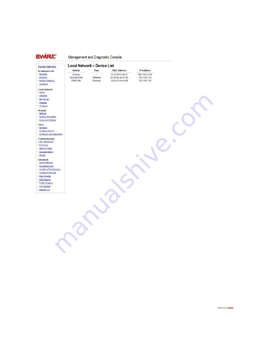 2Wire 2701HGV-W User Manual Download Page 80