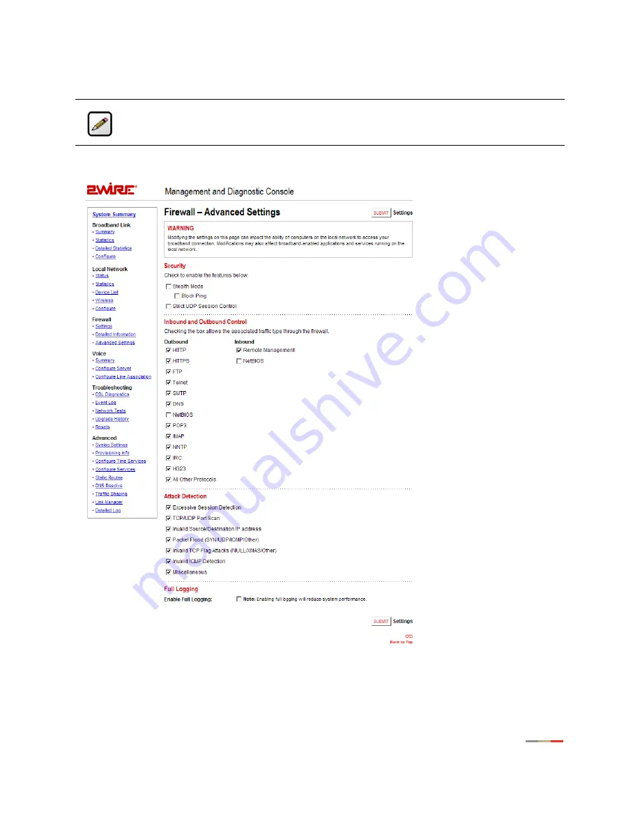 2Wire 2701HGV-W User Manual Download Page 90