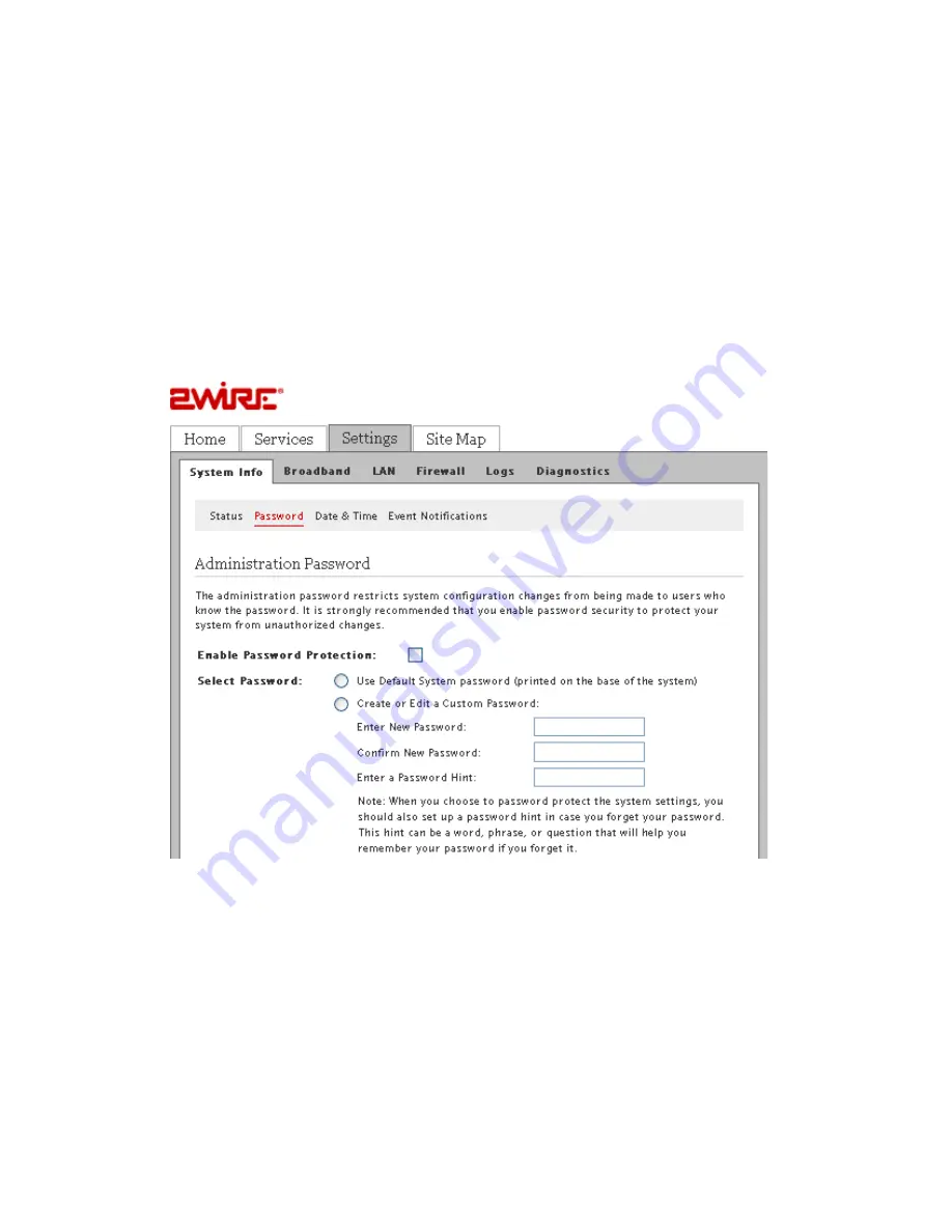 2Wire HomePortal 3801HGV User Manual Download Page 37