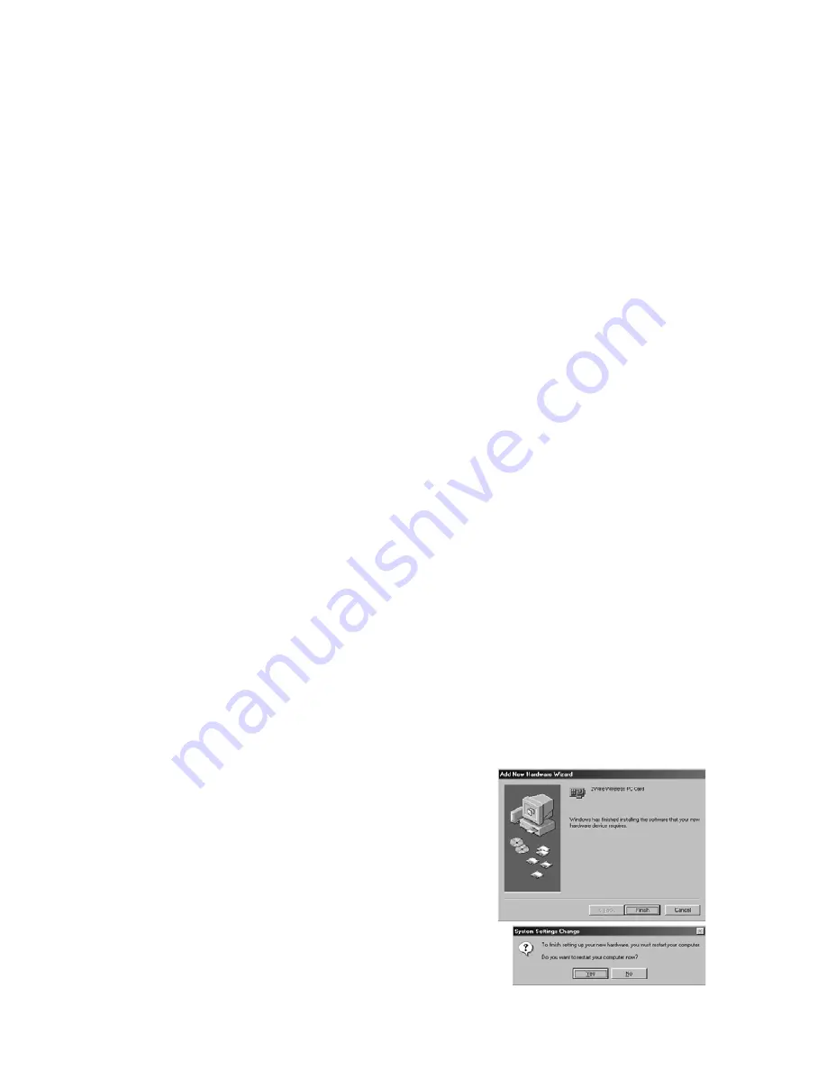 2Wire Wireless PC Card Installation Manual Download Page 7