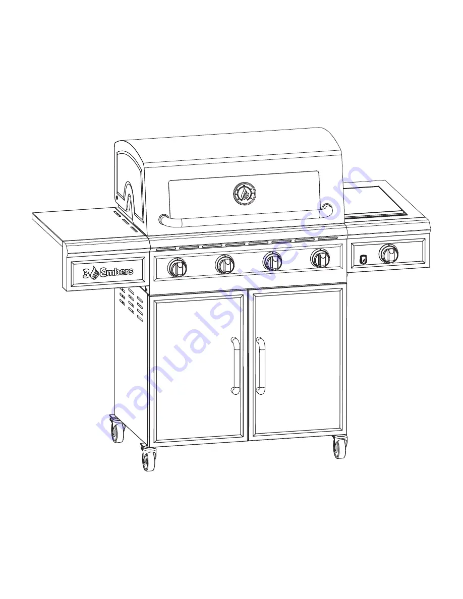 3 Embers GAS7480CS Owner'S Manual Download Page 29