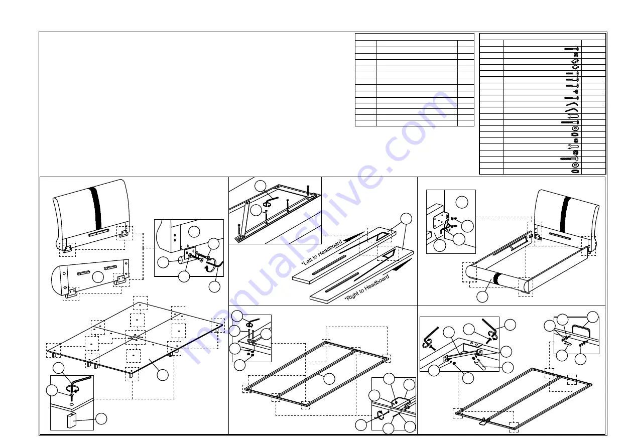 3 Suisses x Home VITARA COFFRE 5' BED Assembly Instructions Download Page 1