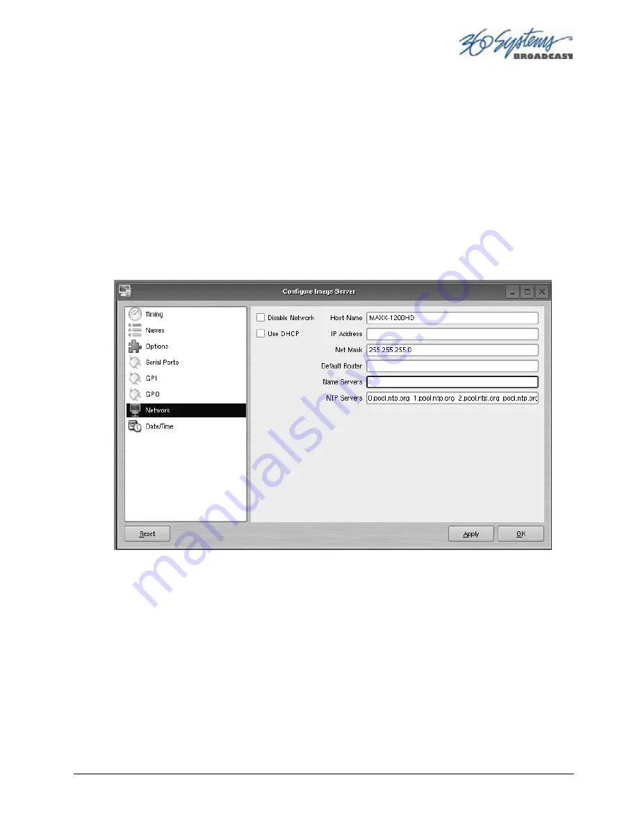 360 Systems MAXX-1200-EX Operation Manual Download Page 54