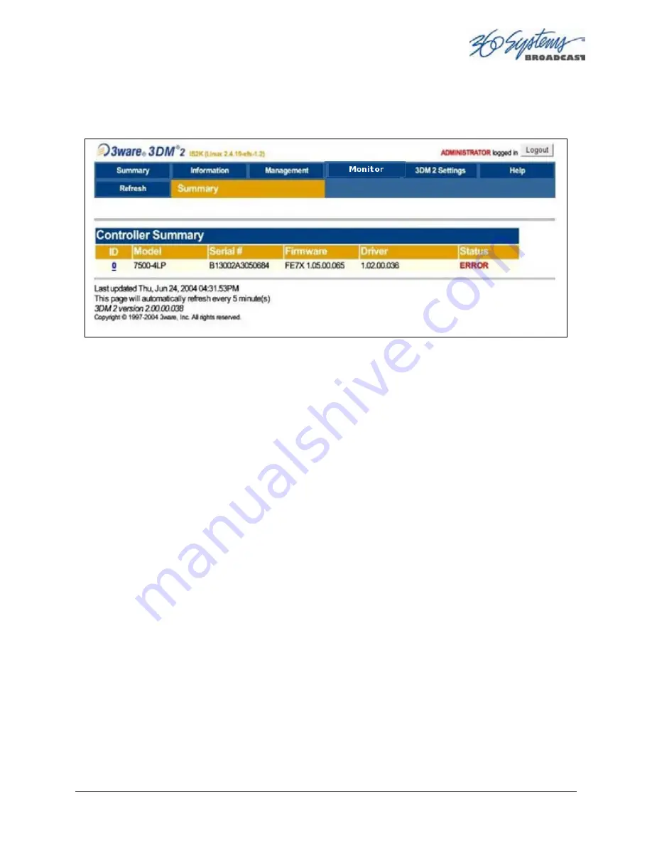 360 Systems MAXX-1200-EX Operation Manual Download Page 106