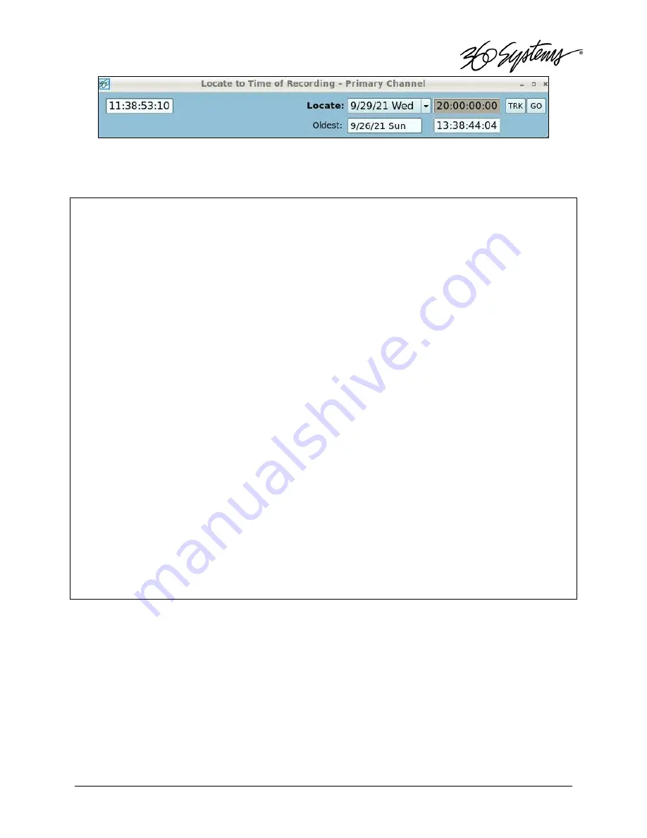 360 Systems TSS-1080p Operation Manual Download Page 25