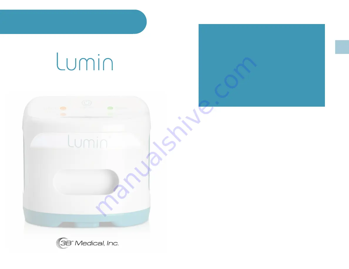 3B Medical Lumin LM3000EU User Manual Download Page 6