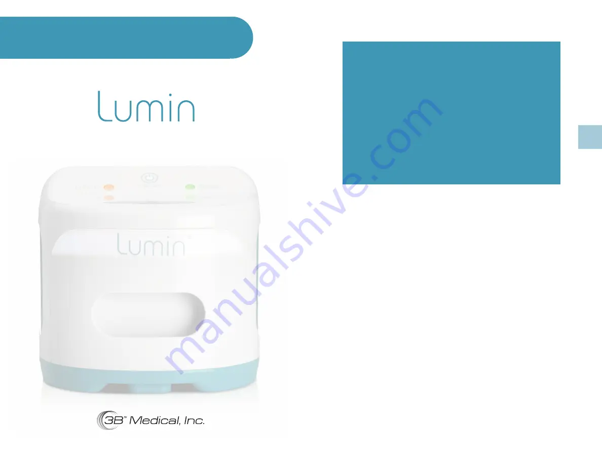 3B Medical Lumin LM3000EU User Manual Download Page 14