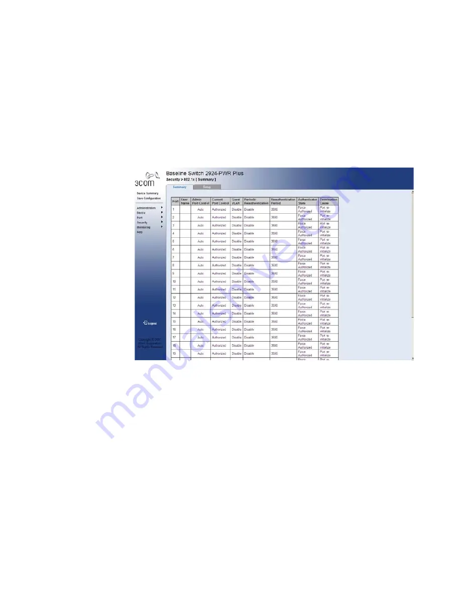 3Com 2924-PWR User Manual Download Page 58