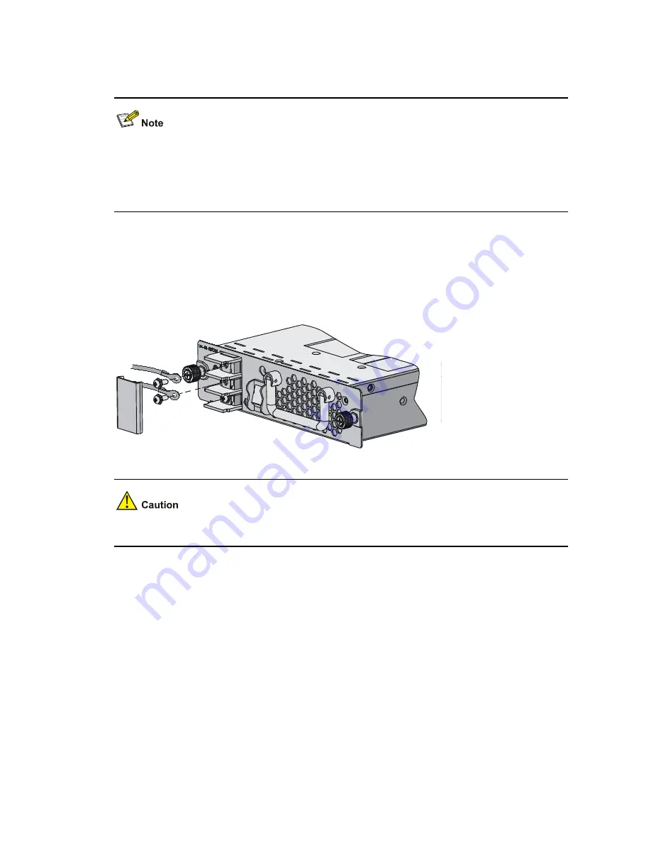 3Com H3C S7503E-S CHASSIS Installation Manual Download Page 116