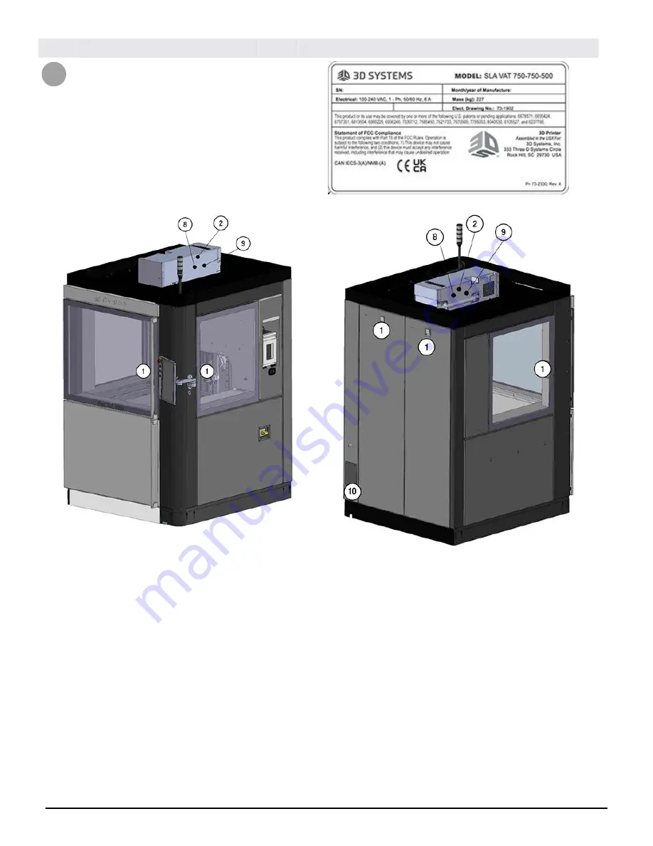 3D Systems SLA 750 Series Скачать руководство пользователя страница 12