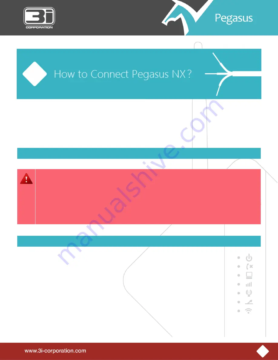 3i Corporation Pegasus NX Installation Manual Download Page 31