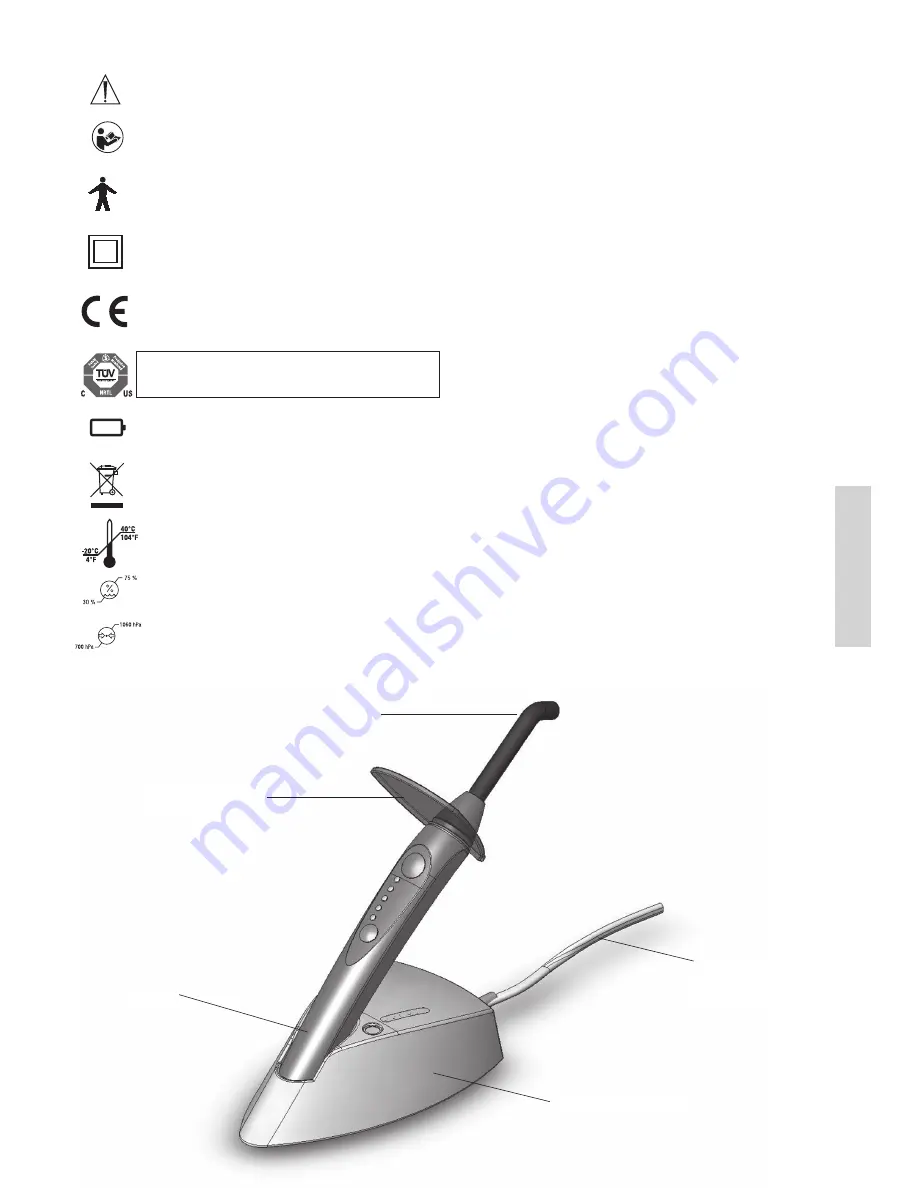 3M Unitek Ortholux Luminous Curing Light Instructions For Use Manual Download Page 39