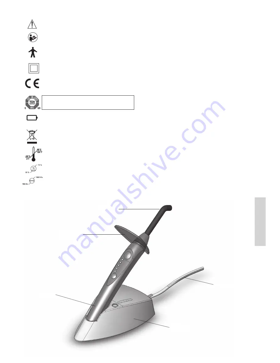 3M Unitek Ortholux Luminous Curing Light Instructions For Use Manual Download Page 51