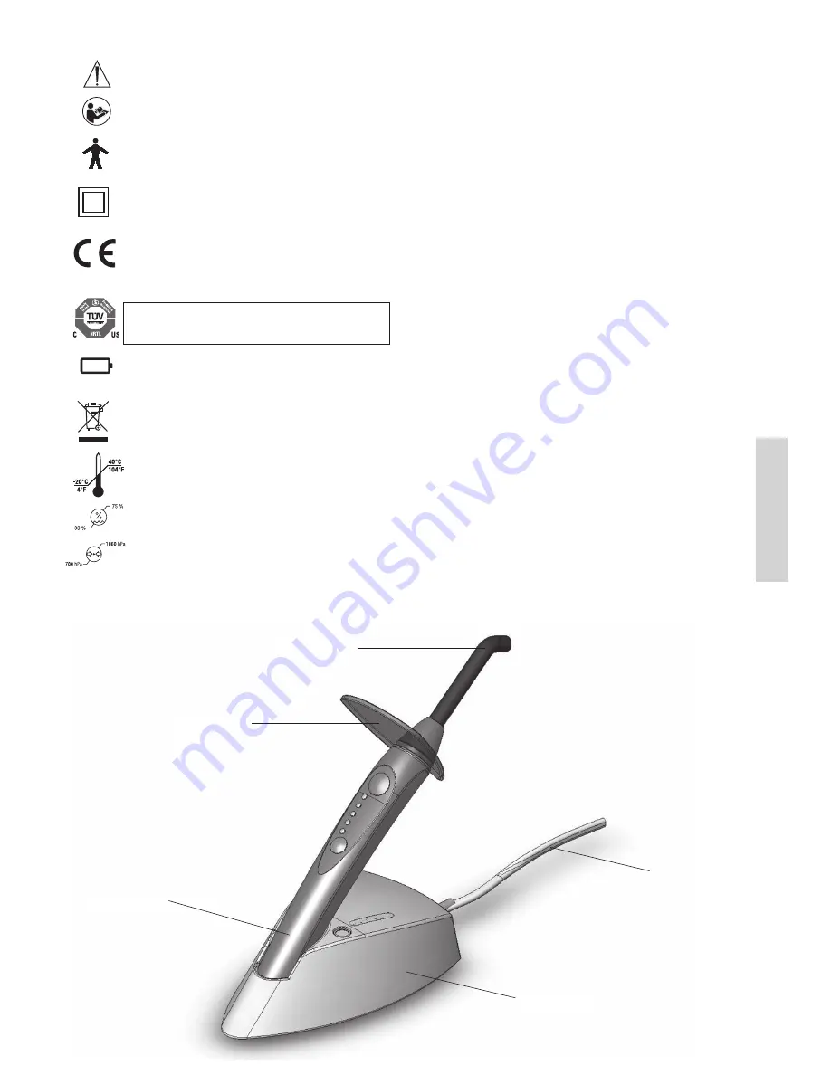 3M Unitek Ortholux Luminous Curing Light Instructions For Use Manual Download Page 109