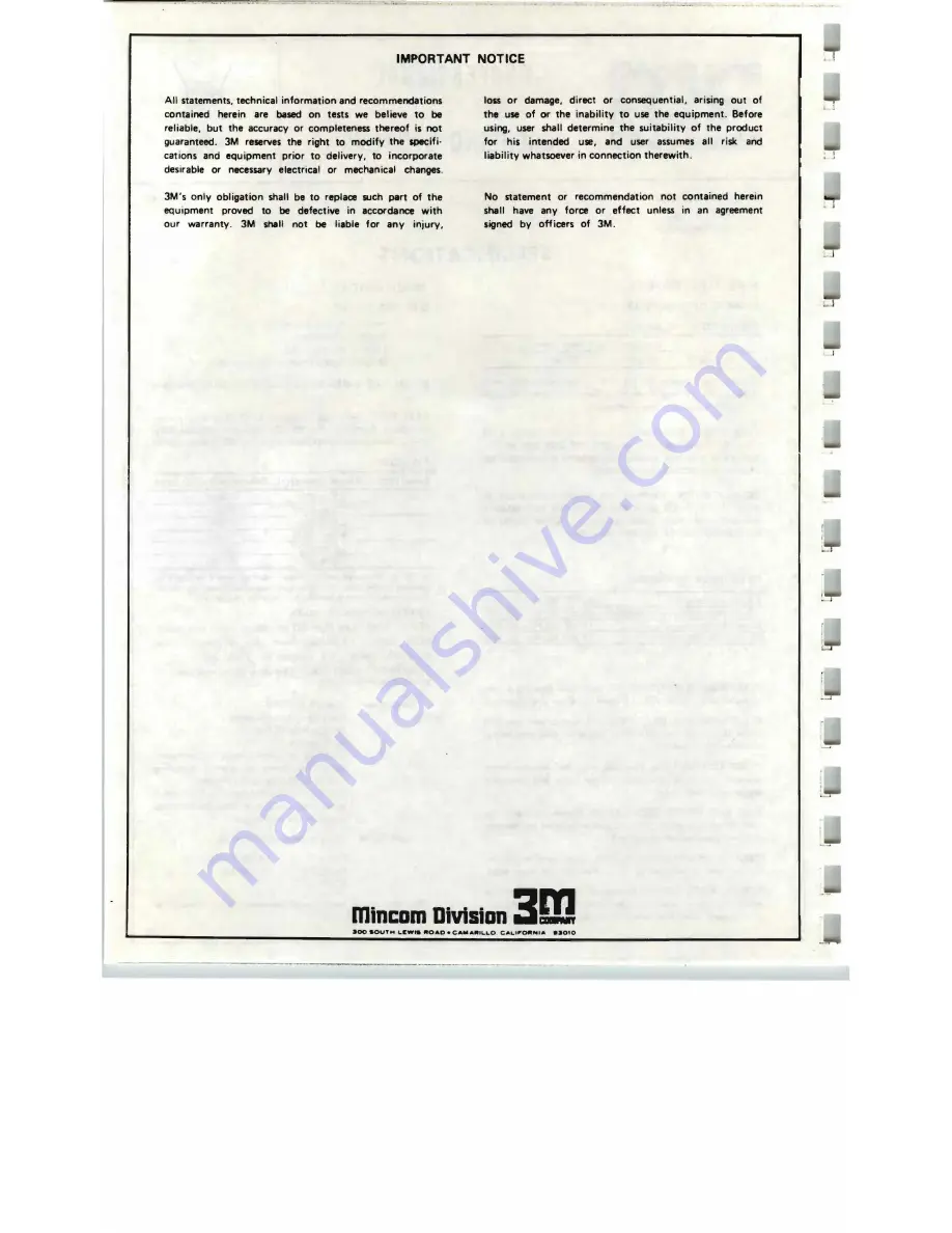 3M Series 410 Instruction Manual Download Page 23