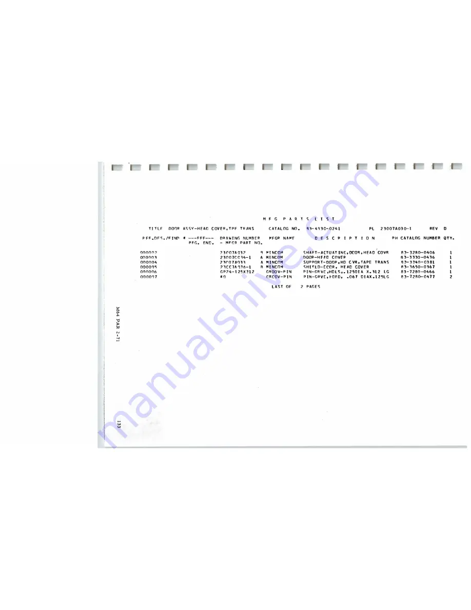 3M Series 410 Instruction Manual Download Page 256