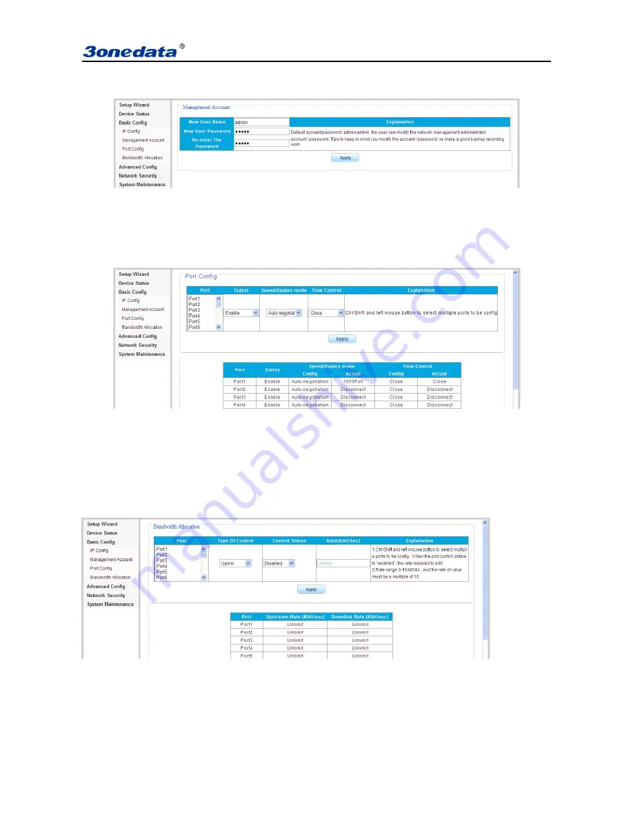 3onedata ES5018 User Manual Download Page 13