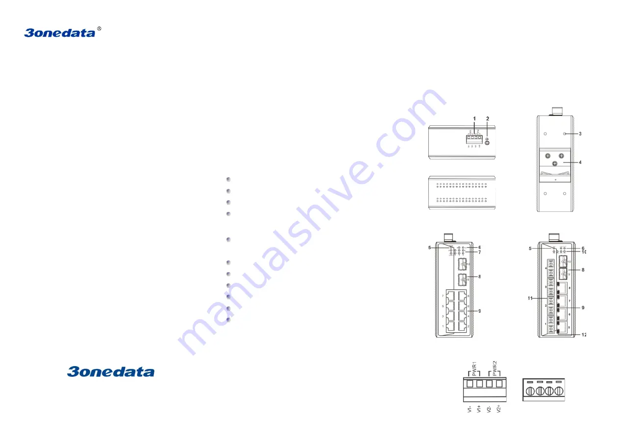 3onedata IES2010-2GS Series User Manual Download Page 1