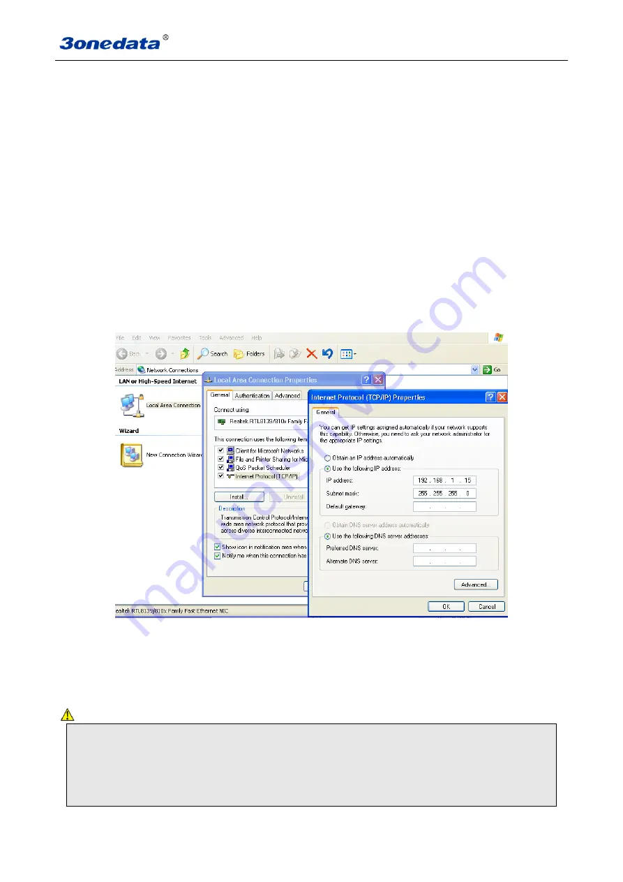 3onedata IES6116 Series User Manual Download Page 19