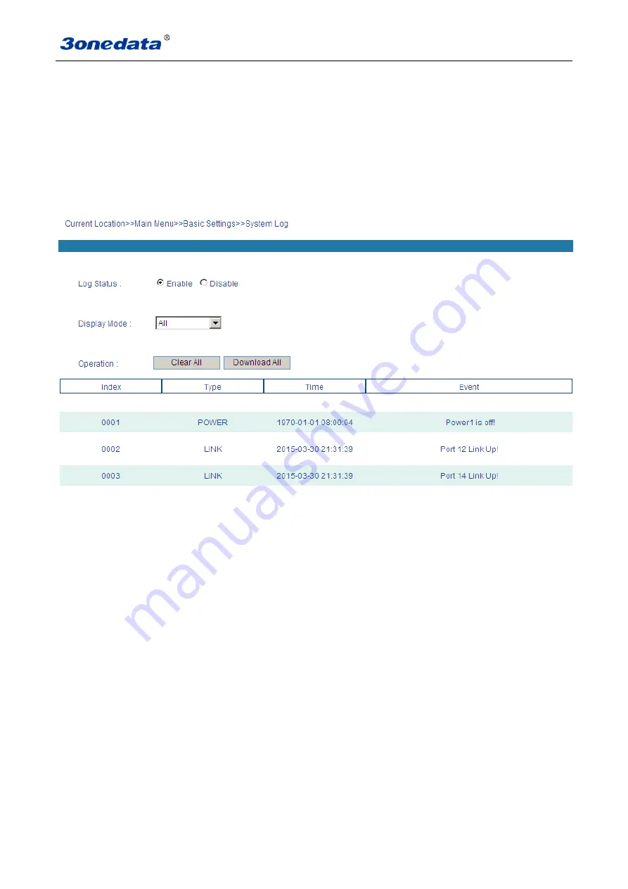 3onedata IES6116 Series Скачать руководство пользователя страница 73