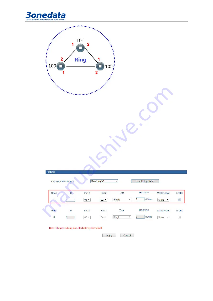 3onedata IES618 Series User Manual Download Page 46