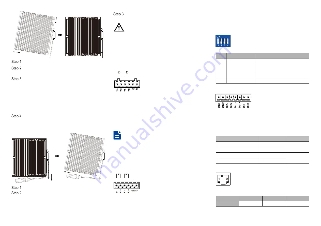 3onedata IES6300-8GHP2GS2HS-2P48-360W Quick Installation Manual Download Page 2