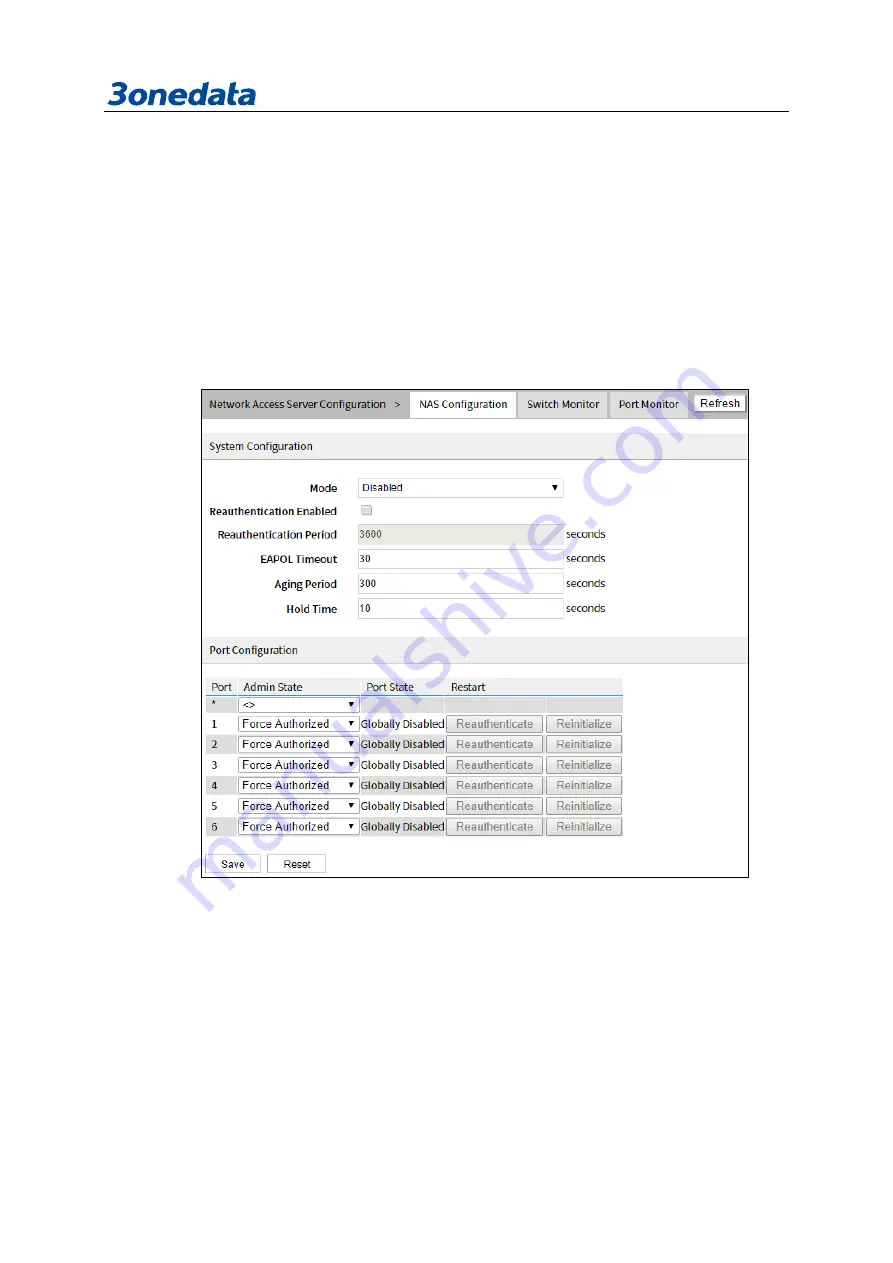 3onedata IES6306 Series User Manual Download Page 78