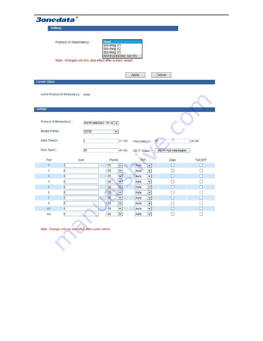 3onedata IES7110 3GS Series Скачать руководство пользователя страница 40