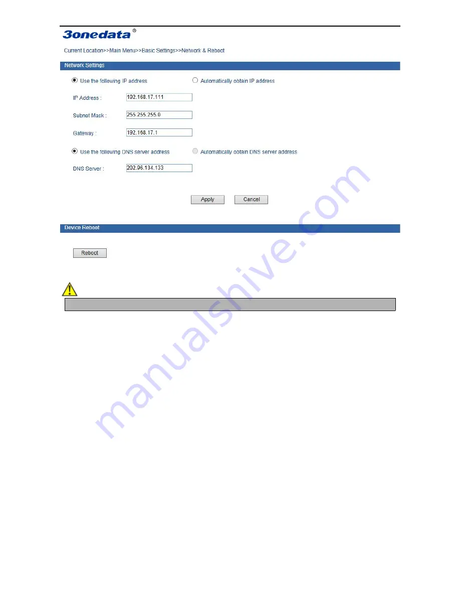 3onedata IES7110 3GS Series Скачать руководство пользователя страница 49