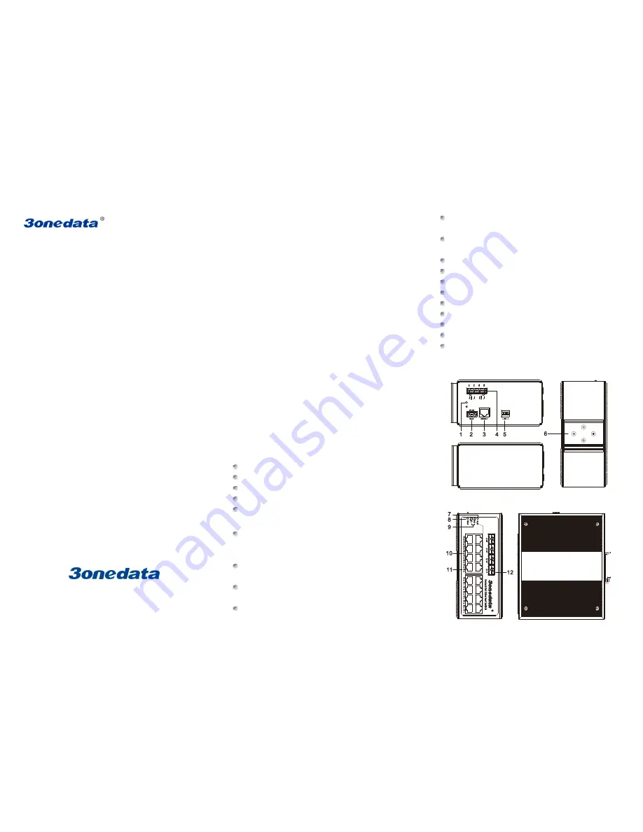 3onedata IES7120G-4GS User Manual Download Page 1