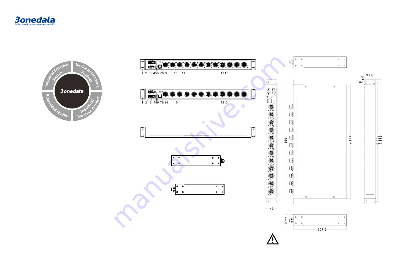 3onedata TNS5500 Series Quick Installation Manual Download Page 1