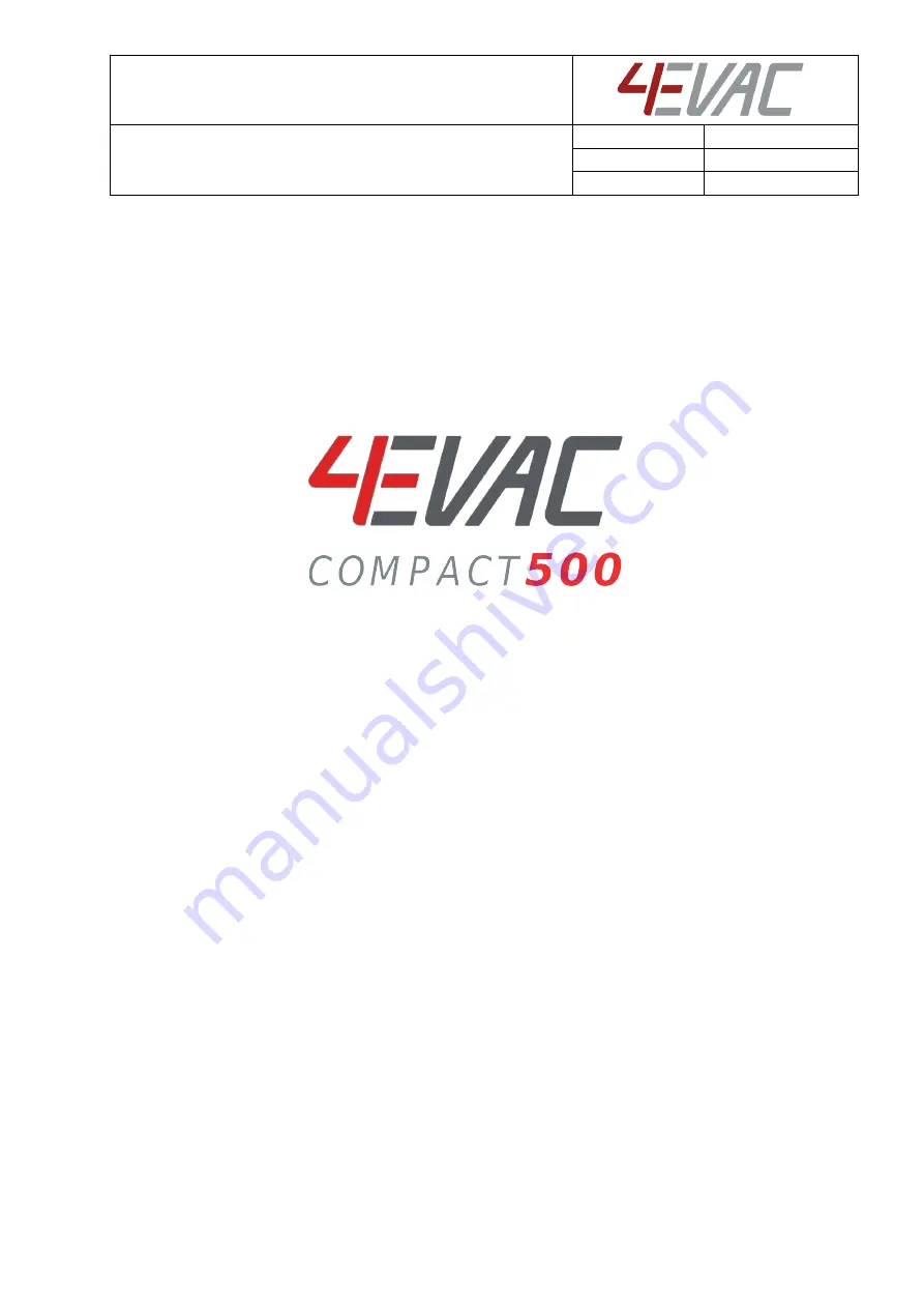 4EVAC SW6 Installation And User Manual Download Page 26