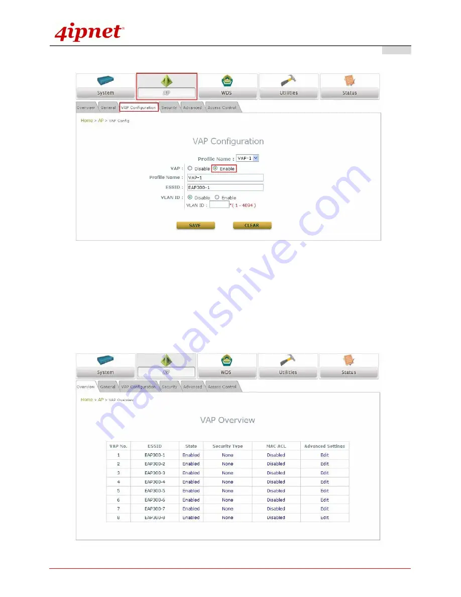 4IPNET EAP300 Скачать руководство пользователя страница 11