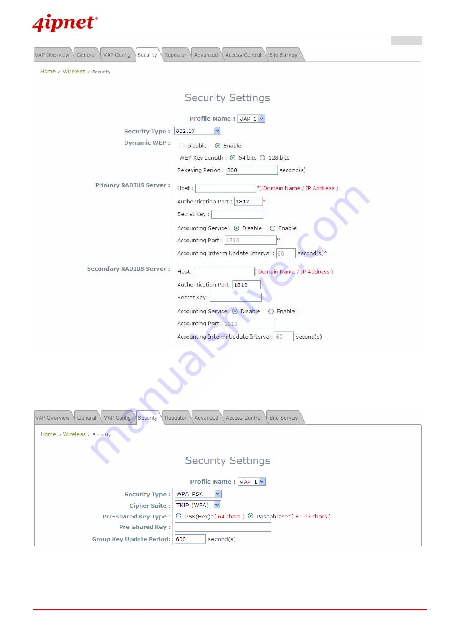 4IPNET EAP700 Скачать руководство пользователя страница 17