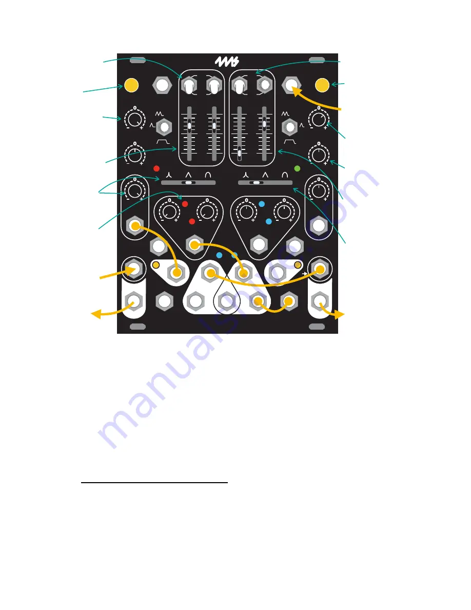 4ms Shaped Dual EnvVCA Скачать руководство пользователя страница 14