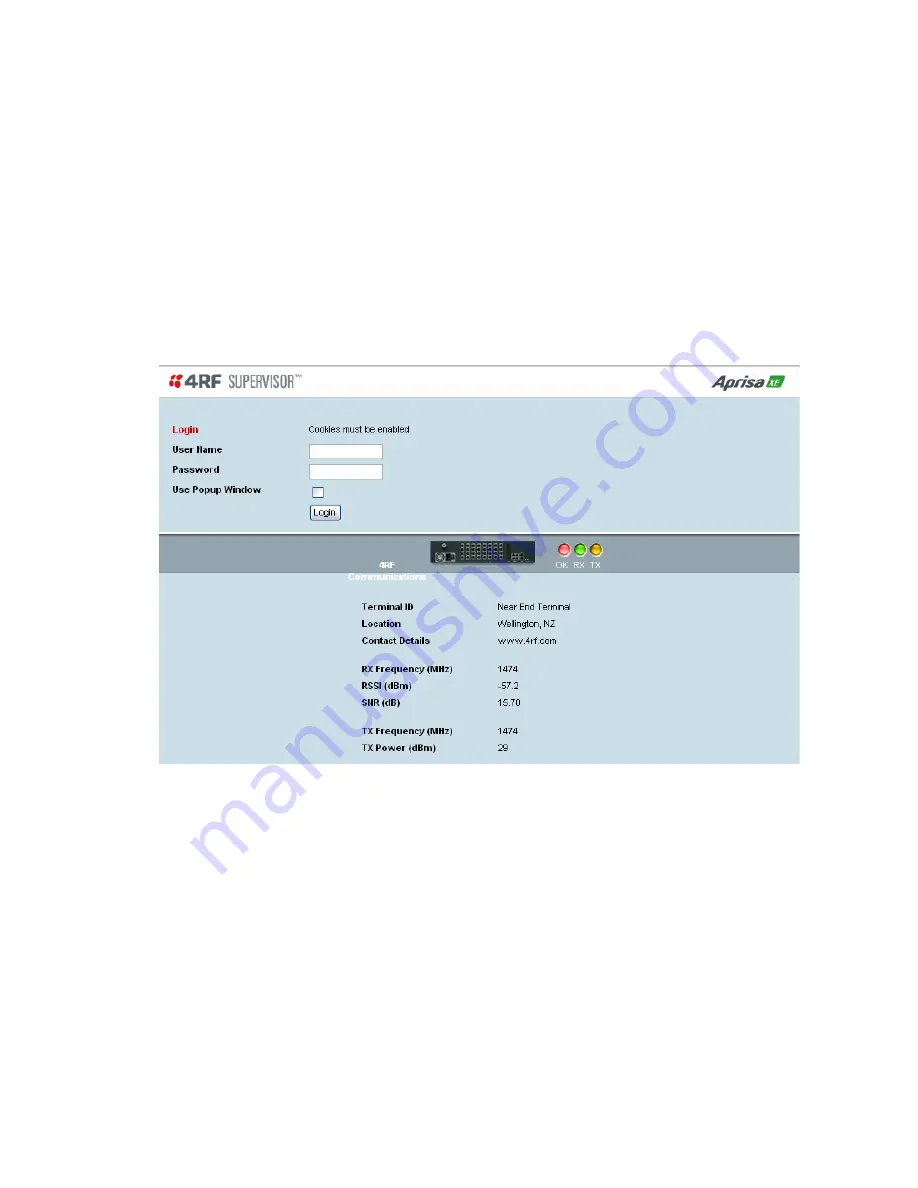 4RF Aprisa XE Скачать руководство пользователя страница 54